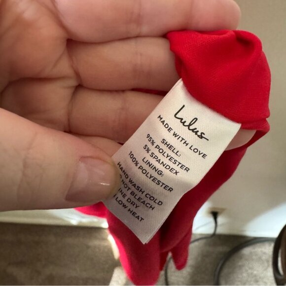 Lulus | Extravagant Persona Red Strapless Cutout Column Maxi Dress - Picture 5 of 8